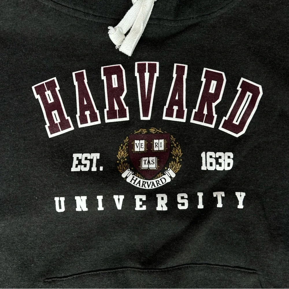 Harvard University Gray Hoodie - Picture 2 of 4